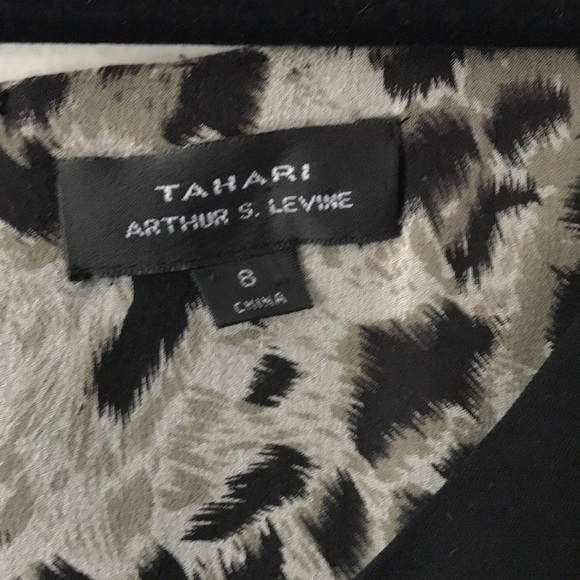 ✨HP✨Little Black Dress Classic Tahari Cap Sleeve - Picture 4 of 8